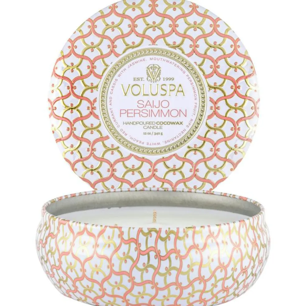 Maison 3-wick Tin Doftljus, Saijo Persimmon