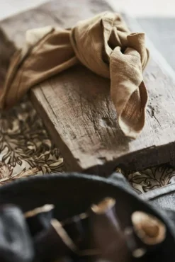 Boel&Jan Servetter & Tillbehör-Mandela Servett 40x40 cm 4-pack, Camel