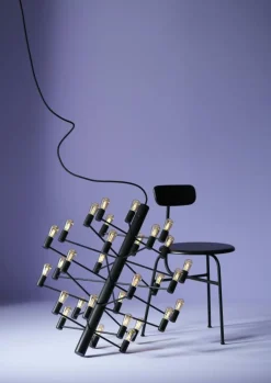 Manola 30 Ljuskrona Dimbar LED, Krom