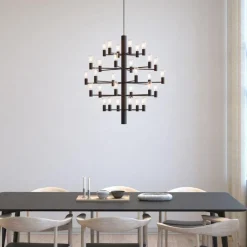 Manola 30 Ljuskrona Dimbar LED, Krom