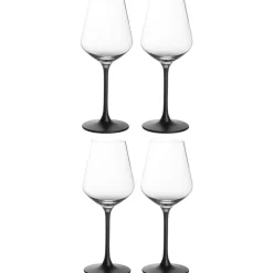 Villeroy & Boch Vinglas-Manufacture Rock Rödvinsglas 47 cl 4-pack, Svart