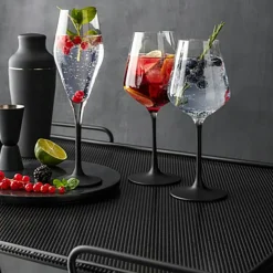 Villeroy & Boch Vinglas-Manufacture Rock Rödvinsglas 47 cl 4-pack, Svart