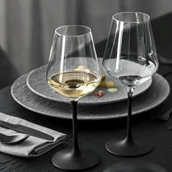 Villeroy & Boch Vinglas-Manufacture Rock Rödvinsglas 47 cl 4-pack, Svart