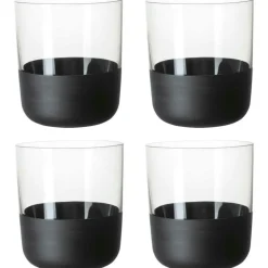 Villeroy & Boch Tumblerglas-Manufacture Rock Tumblerglas 25 cl 4-pack, Svart