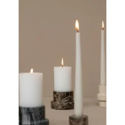 MARBLE Ljushållare Låg, Svart/Grå