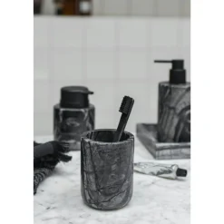 Mette Ditmer Tandborsthållare-Marble Tandborsthållare, Dark Forest