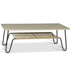 Mavis Sidobord & Avlastningsbord|Soffbord-Marcel Soffbord/Sideboard 160x50 cm, Såpad Rustik Ek