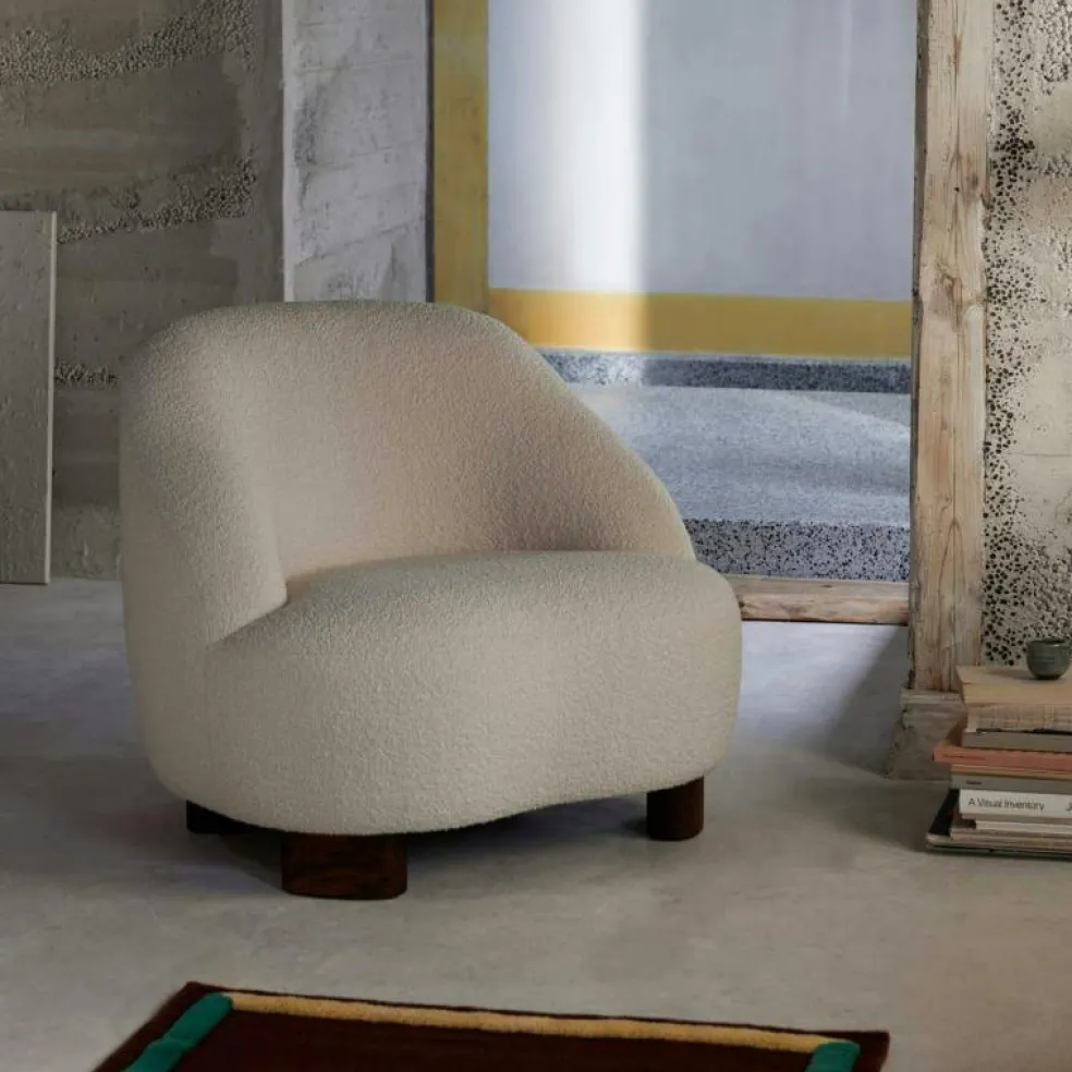 Margas LC1 Loungefåtölj, Valnöt/Gentle 133