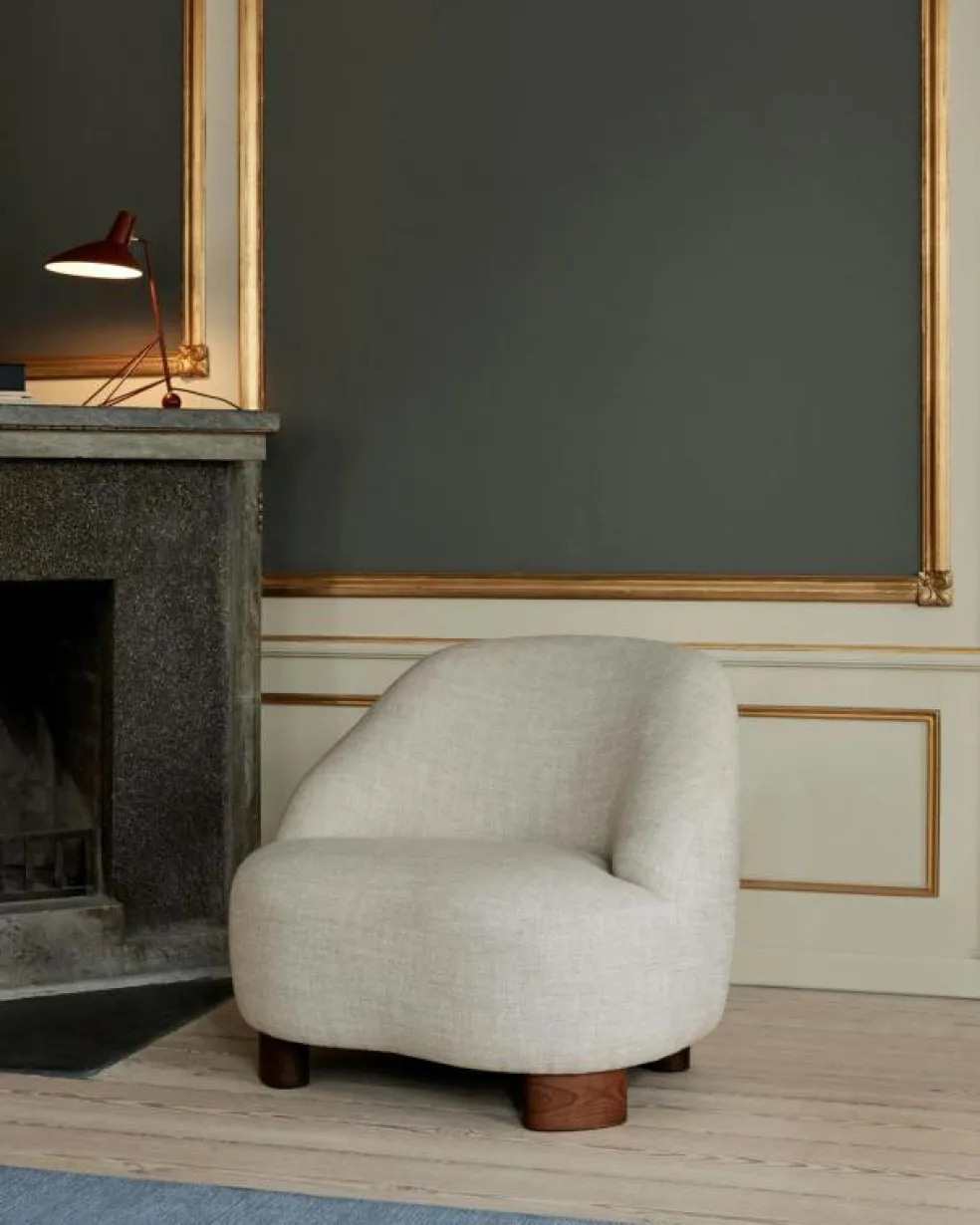 Margas LC1 Loungefåtölj, Valnöt/Gentle 133