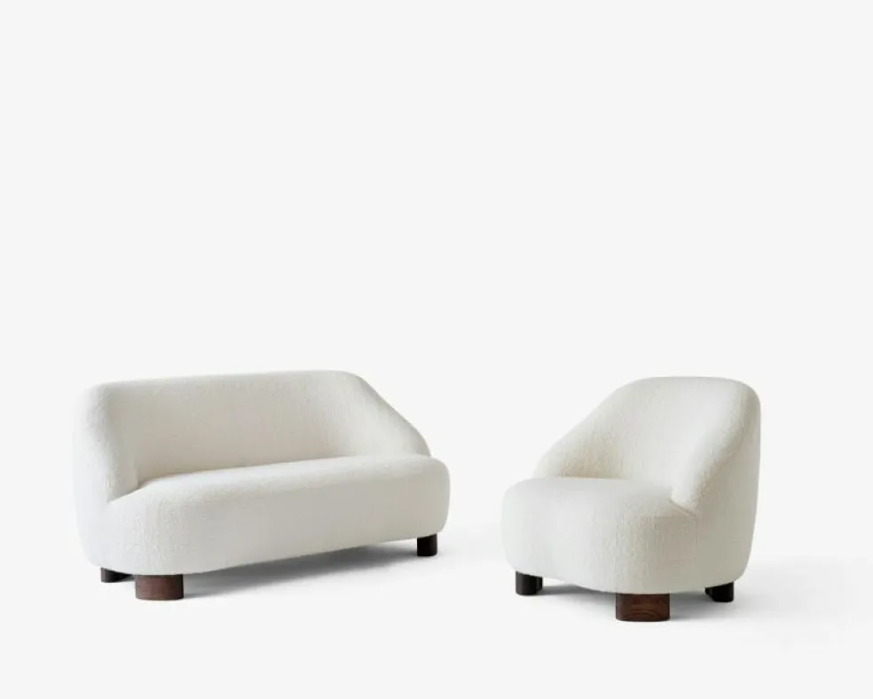 Margas LC1 Loungefåtölj, Valnöt/Gentle 133