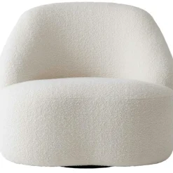 &Tradition Fåtöljer-Margas LC2 Snurrfåtölj, Svart/