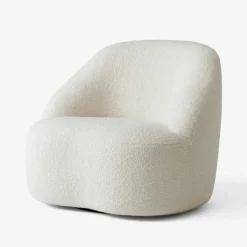 &Tradition Fåtöljer-Margas LC2 Snurrfåtölj, Svart/