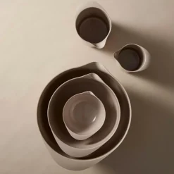 Margrethe Skålar 4 Delar, Vit