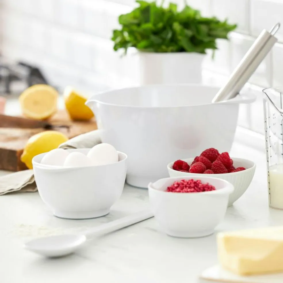 Margrethe Skålar 4 Delar, Vit