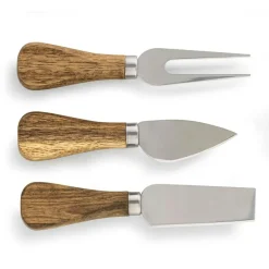 Markus Aujalay Skärbrädor-Markus Ostbricka Med Bestick 48x20x1,5 cm, Akacia