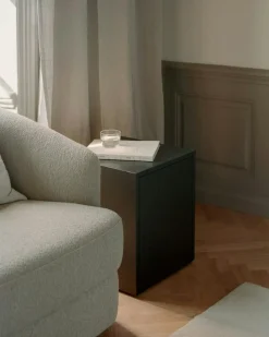 New Works Sängbord & Nattduksbord|Sängbord & Nattduksbord-Mass Sidobord Med Låda, Valnöt