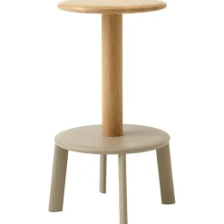 &Tradition Barstolar & Barpallar-Massif AV39 Barstol 65 cm, Ek / Gråbeige