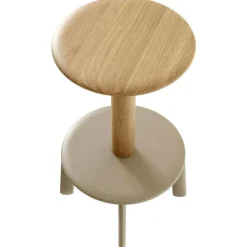 &Tradition Barstolar & Barpallar-Massif AV39 Barstol 65 cm, Ek / Gråbeige