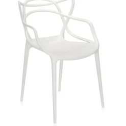 Kartell Trädgårdsstolar-Masters Stol Utomhus 4-pack, Vit