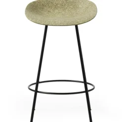 Normann Copenhagen Barstolar & Barpallar-Mat Barpall 65 cm, Seaweed / Cream