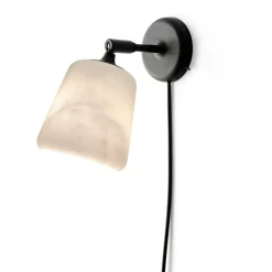 New Works Sänglampor|Vägglampor-Material Vägglampa, Svart Marmor