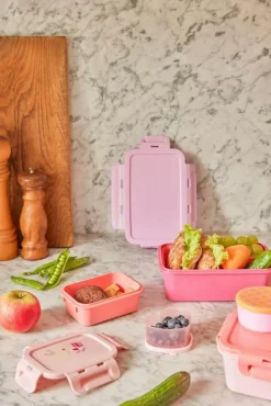 Matlåda Med Lufttätt Lock, Pink Wildlife