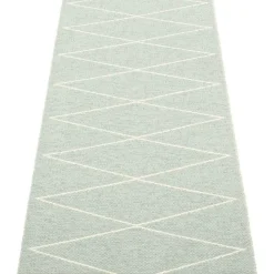 Pappelina Utomhusmattor & Balkongmattor|Plastmattor-Max Matta Sage/Vanilla, 70x240 cm