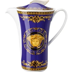 Versace Kaffekannor-Medusa Blue Kaffekanna, 1,2 L
