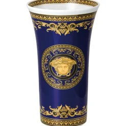 Versace Vaser-Medusa Blue Vas, 26 cm