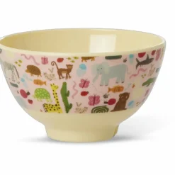 RICE Serveringsskålar-Melaminskål 30 cl, Sandy Flower