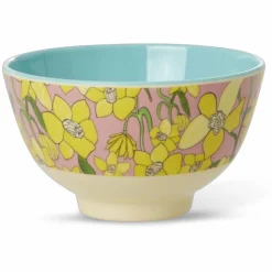 RICE Serveringsskålar-Melaminskål 30 cl, Sandy Flower