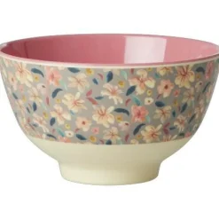 RICE Serveringsskålar-Melaminskål 30 cl, Sandy Flower