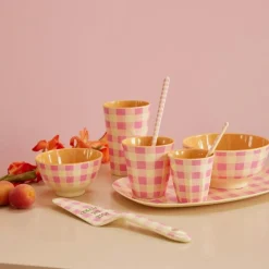 RICE Serveringsskålar-Melaminskål 30 cl, Sandy Flower