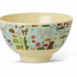 RICE Serveringsskålar-Melaminskål 30 cl, Sandy Flower