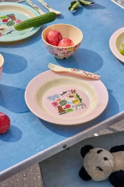 Melaminskål 20 cm, Mint Wildlife