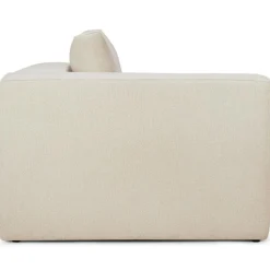 Ethnicraft Modulsoffor-Mellow Soffa Avslut Höger / Vänster Avtagbar Klädsel, Ivory