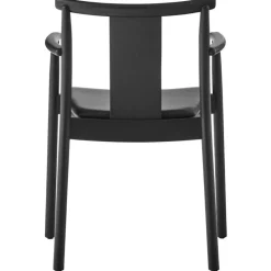 Audo Copenhagen Stolar-Merkur Karmstol, Svart Ek / Svart Läder