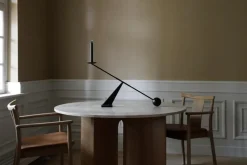 Audo Copenhagen Stolar-Merkur Karmstol, Svart Ek / Svart Läder