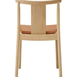 Merkur Stol, Svart Ek / Svart Läder