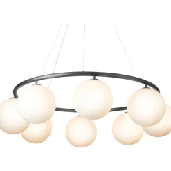 Nuura Ljuskronor & Takkronor-Miira 8 Circular Ljuskrona, Mässing / Klar