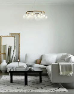 Nuura Ljuskronor & Takkronor-Miira 6 Circular Ljuskrona, Dark Bronze / Klar