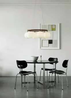 Nuura Ljuskronor & Takkronor-Miira 6 Circular Ljuskrona, Dark Bronze / Klar