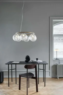 Nuura Ljuskronor & Takkronor-Miira 6 Circular Ljuskrona, Dark Bronze / Klar