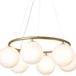 Nuura Ljuskronor & Takkronor-Miira 6 Circular Ljuskrona, Dark Bronze / Klar