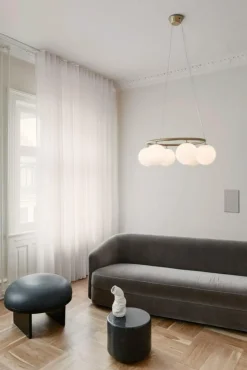 Nuura Ljuskronor & Takkronor-Miira 6 Circular Ljuskrona, Dark Bronze / Klar