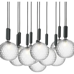 Nuura Ljuskronor & Takkronor-Miira 13 Ljuskrona 980 mm, Mässing / Opal