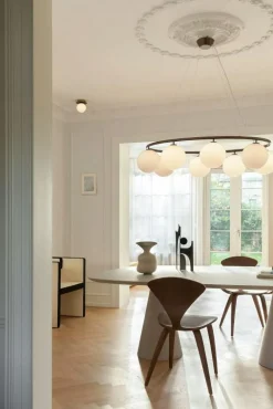 Nuura Ljuskronor & Takkronor-Miira 8 Oval Ljuskrona, Rock Grey / Opal