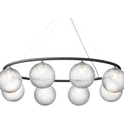 Nuura Ljuskronor & Takkronor-Miira 8 Oval Ljuskrona, Rock Grey / Opal