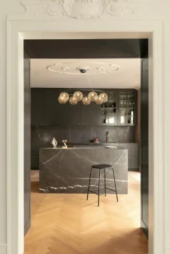 Nuura Ljuskronor & Takkronor-Miira 8 Oval Ljuskrona, Rock Grey / Opal