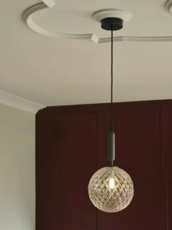 Miira 1 Pendel 200 mm, Mässing / Opal